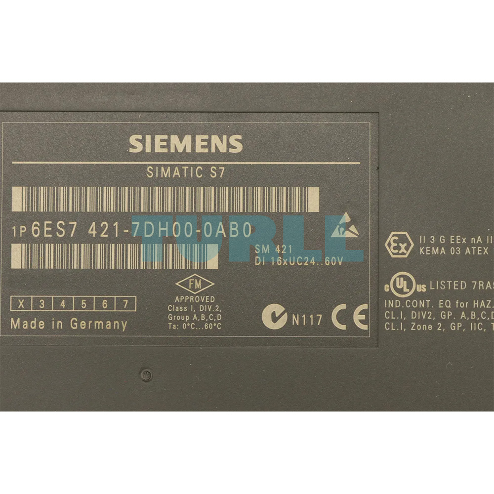 6ES7421-7DH00-0AB0 SIEMENS Exclusive Digital Input SM 421 Original Brand New 4 6ES7421-7DH00-0AB0 SIEMENS SM 421 Digital Input Module