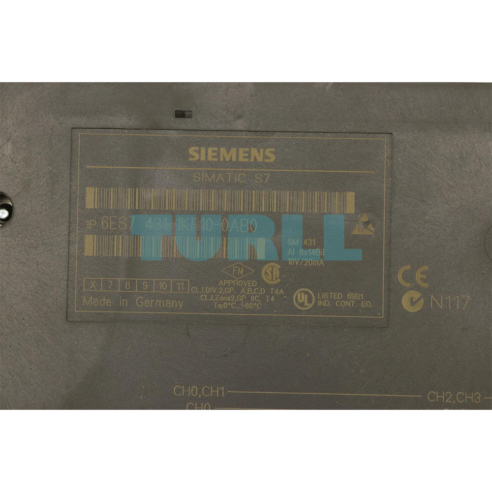 6ES7431-1KF10-0AB0 SIEMENS Exclusive SIMATIC S7-400 Analog Input Module Original Brand New 4 6ES7431-1KF10-0AB0 SIEMENS SIMATIC S7-400 Analog Input Module