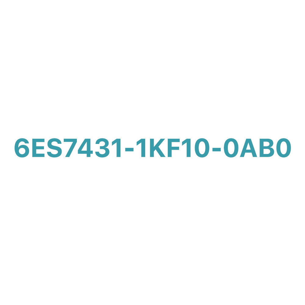 6ES7431-1KF10-0AB0 SIEMENS Exclusive SIMATIC S7-400 Analog Input Module Original Brand New 6 6ES7431-1KF10-0AB0 SIEMENS SIMATIC S7-400 Analog Input Module