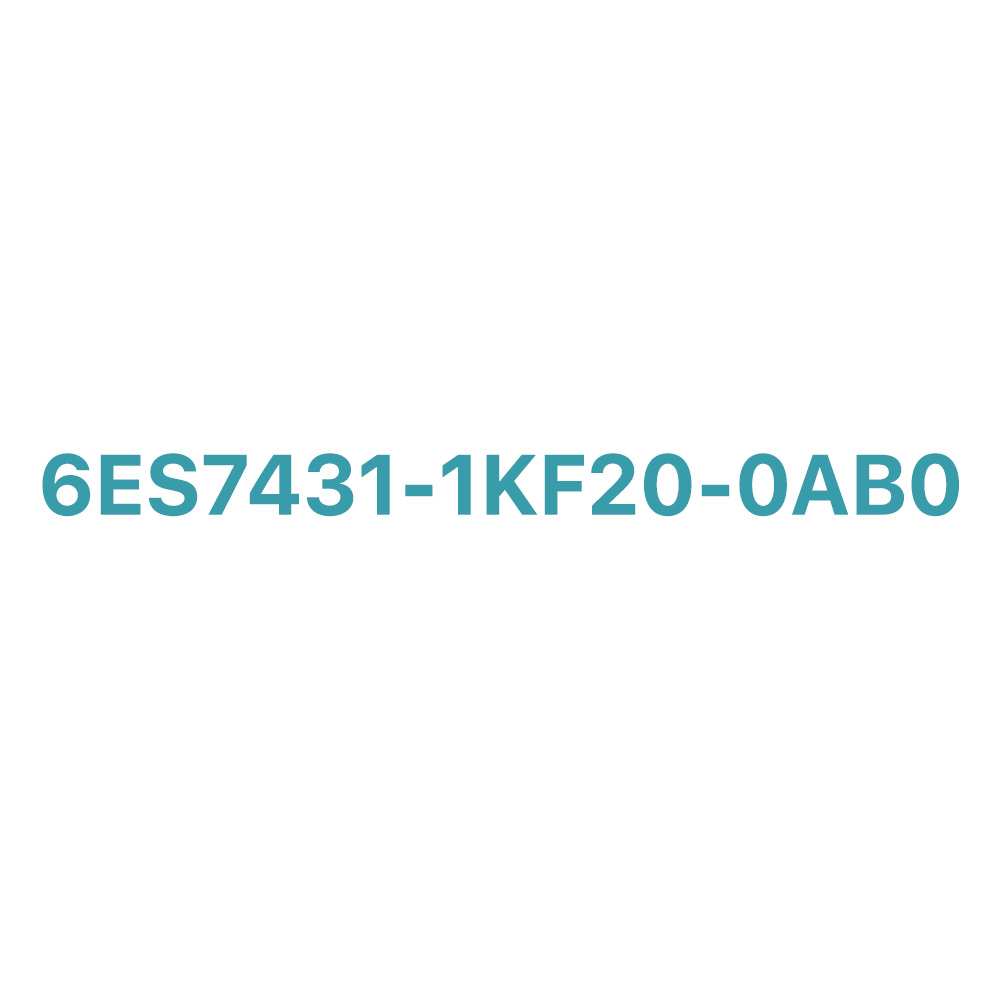 6ES7431-1KF20-0AB0 SIEMENS Exclusive SIMATIC S7-400 Analog Input Module Original Brand New 6 6ES7431-1KF20-0AB0 SIEMENS SIMATIC S7-400 Analog Input Module