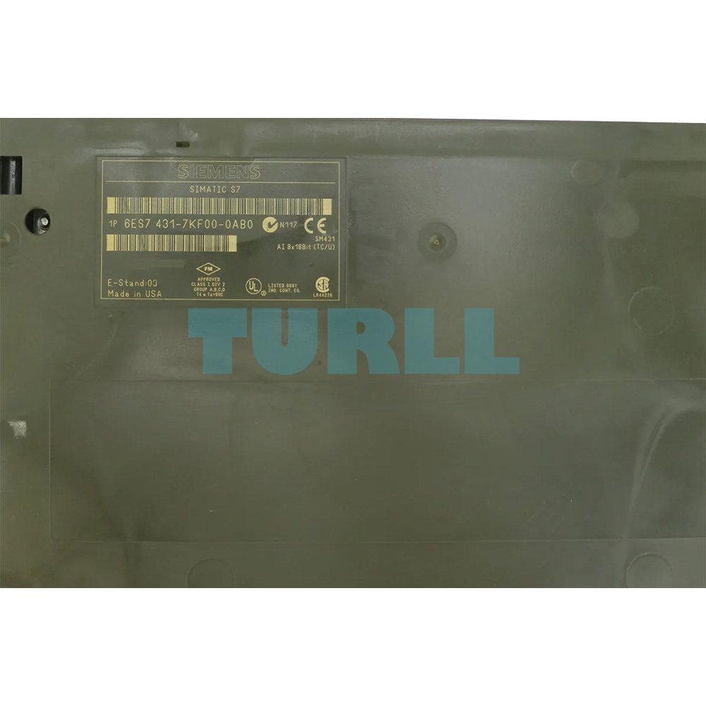 6ES7431-7KF00-0AB0 SIEMENS Exclusive SIMATIC S7-400 Analog Input Module Original Brand New 4 6ES7431-7KF00-0AB0 SIEMENS SIMATIC S7-400 Analog Input Module