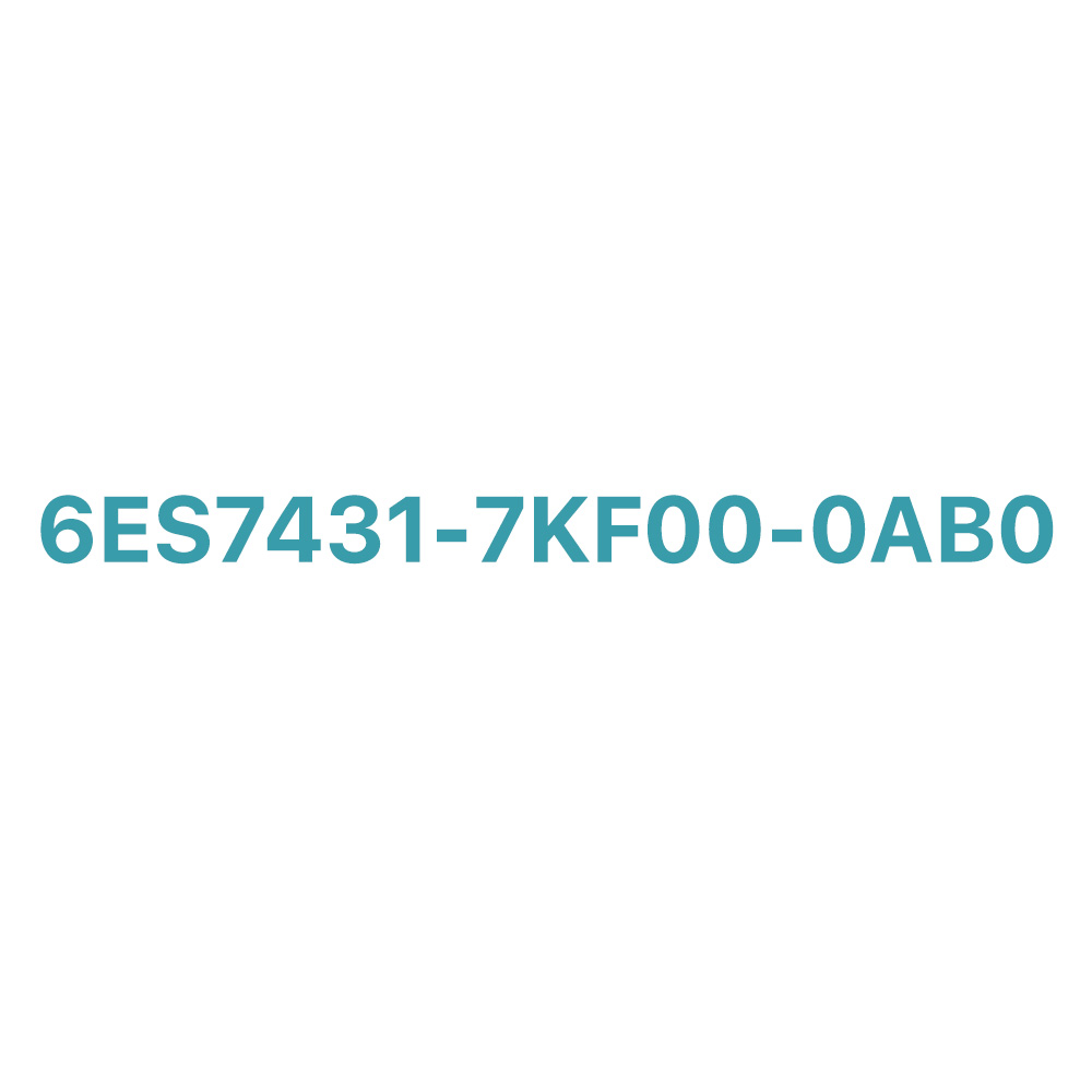 6ES7431-7KF00-0AB0 SIEMENS Exclusive SIMATIC S7-400 Analog Input Module Original Brand New 6 6ES7431-7KF00-0AB0 SIEMENS SIMATIC S7-400 Analog Input Module