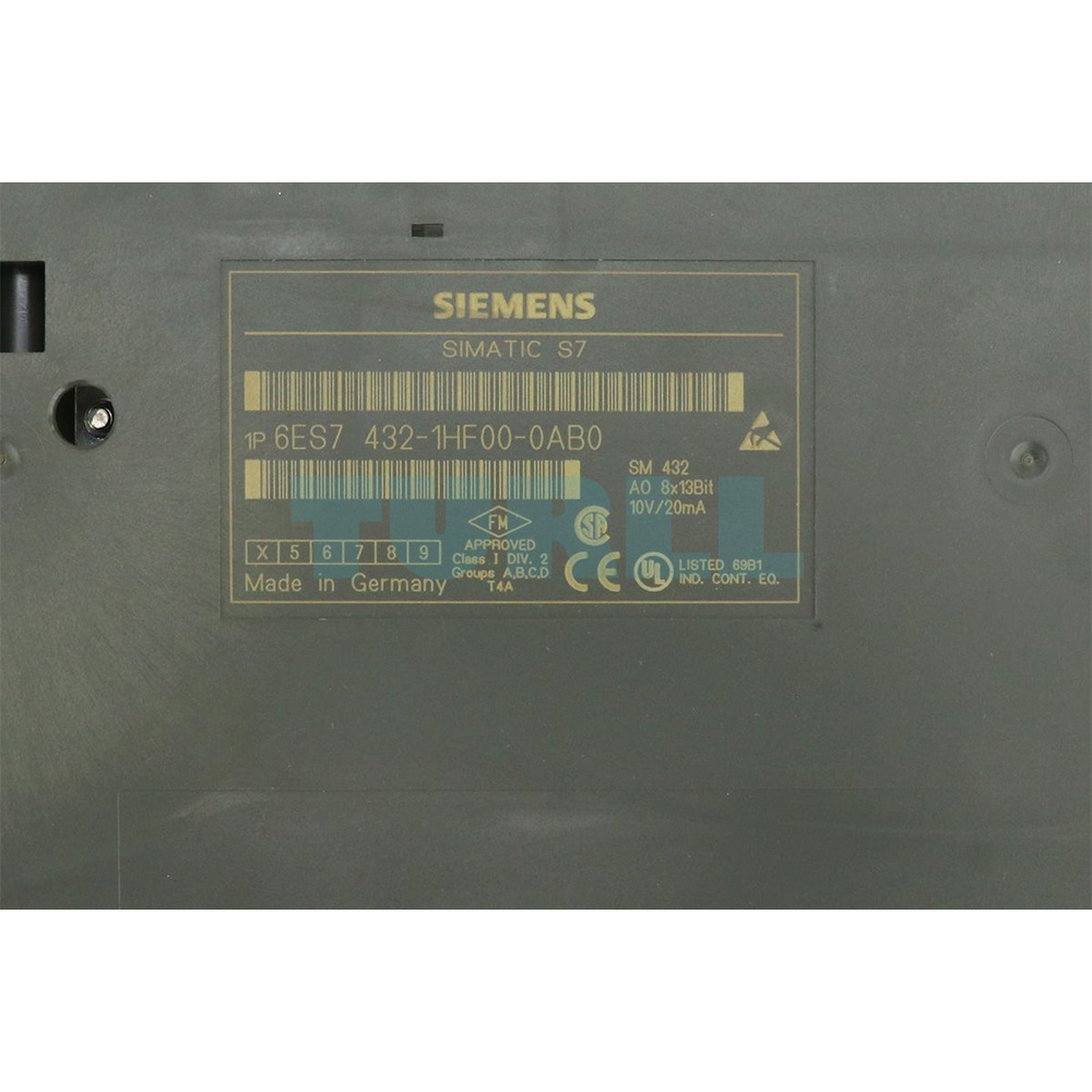 6ES7432-1HF00-0AB0 SIEMENS Exclusive SIMATIC S7-400 Analog Output Module Original Brand New 4 6ES7432-1HF00-0AB0 SIEMENS SIMATIC S7-400 Analog Output Module