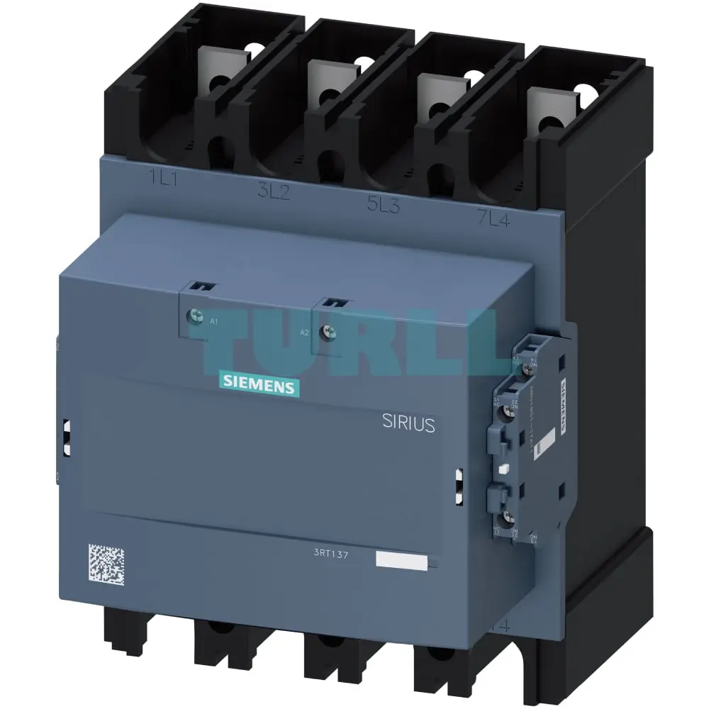 Siemens 3RT1373-6AP36 SIRIUS Power Contactor 4-Pole, 400A, AC/DC Coil Original Brand New 1 Siemens 3RT1373-6AP36 SIRIUS Power Contactor 4-Pole, 400A, AC/DC Coil
