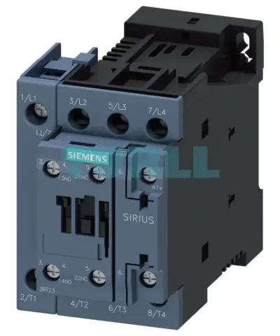 Siemens SIRIUS 3RT2327-1BM40 Contactor, 4-Pole, 50A, 220V DC Coil, Size S0