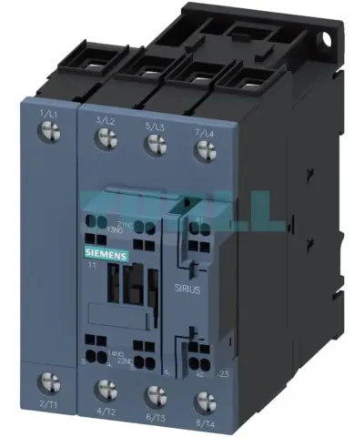 Siemens 3RT2336-3XB40-0LA2 Traction Contactor 60A, 4-Pole, 24V DC, Spring-Loaded Terminal, S2