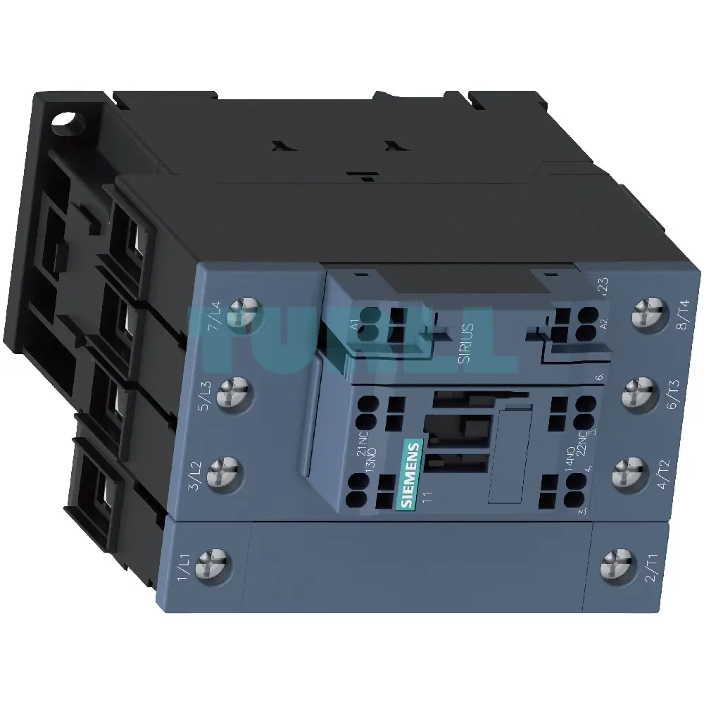 Siemens 3RT2336-3XB40-0LA2 Traction Contactor 60A, 4-Pole, 24V DC, Spring-Loaded Terminal, S2 Original Brand New 2 Siemens 3RT2336-3XB40-0LA2 Traction Contactor 60A, 4-Pole, 24V DC, Spring-Loaded Terminal, S2