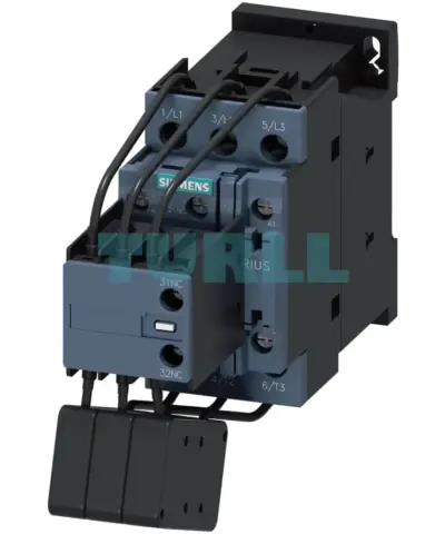 Siemens 3RT2625-1AC25 Capacitor Contactor 16.7 kVAr, 400V, 3-Pole, 24V AC