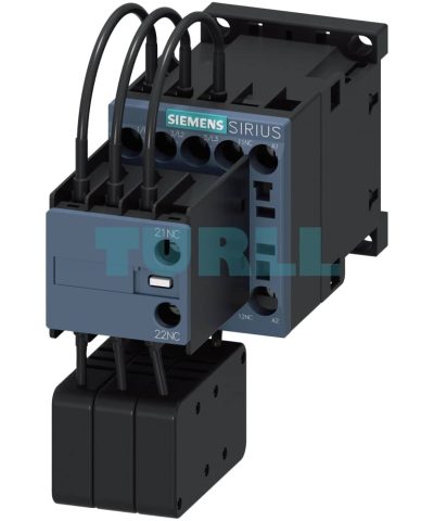 Siemens 3RT2625-1AP05 Capacitor Contactor, AC-6b 16.7 kVAr, 230V AC Coil, Size S0