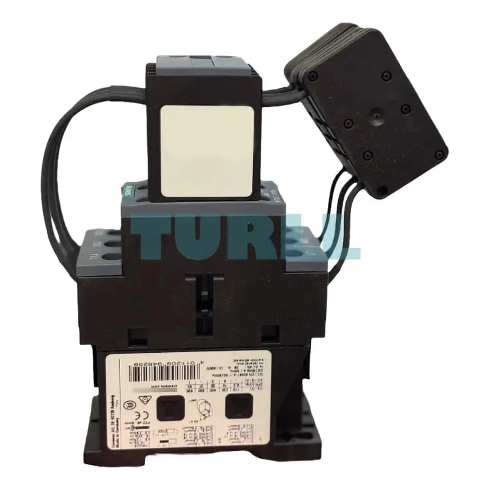 Siemens 3RT2627-1AP05 Capacitor Contactor, AC-6b 25 kVAr, 230V AC Coil, 1 NO + 2 NC Aux Contacts, Size S0 Original Brand New 3 Siemens 3RT2627-1AP05 Capacitor Contactor, AC-6b 25 kVAr, 230V AC Coil, 1 NO + 2 NC Aux Contacts, Size S0