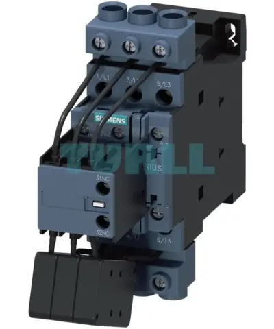 Siemens 3RT2628-1NF35 Capacitor Contactor, S0, 33 kVAr, 95-130 V AC/DC