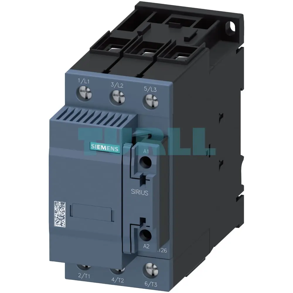 Siemens 3RT2636-1AV03 SIRIUS Capacitor Contactor, S2 Size, 50kVAr (400V), Screw Terminal Original Brand New 1 Siemens 3RT2636-1AV03 SIRIUS Capacitor Contactor, S2 Size, 50kVAr (400V), Screw Terminal