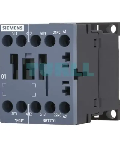 Siemens 3RT7017-1AH02 Contactor 12A, 5.5kW, 48V AC Coil, Screw Terminal