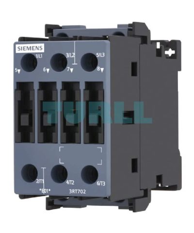 Siemens SIRIUS 3RT7027-1AP00 Contactor, 32A, 15kW, 400V, AC-3, Screw Terminals