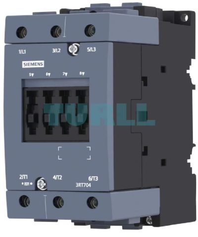 Siemens 3RT7046-1AL20 Contactor AC-3, 95A, 45kW, 230V AC Coil, Size S3 with Screw Terminals