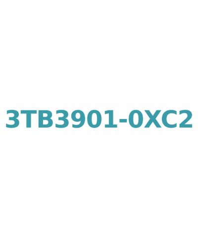 Siemens 3TB3901-0XC2 Contactor 24V AC, 6A, 2.2 kW Size S0, 1 NC Aux, Screw Connection