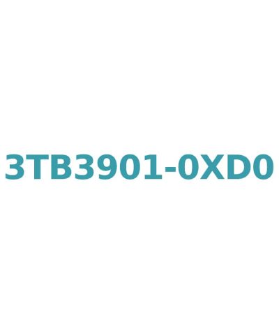 Siemens 3TB3901-0XD0 Contactor AC 50 Hz, 42V Coil, 6A, 2.2kW, 1NC Auxiliary, Screw Connection