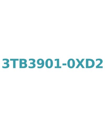 Siemens 3TB3901-0XD2 Contactor 42V AC Coil, 6A, 2.2kW with 1 NC Auxiliary Contact