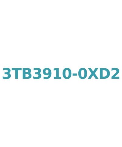 Siemens 3TB3910-0XD2 Contactor 42V AC, 6A, 2.2kW, Size 0 with 1 NO Auxiliary Contact