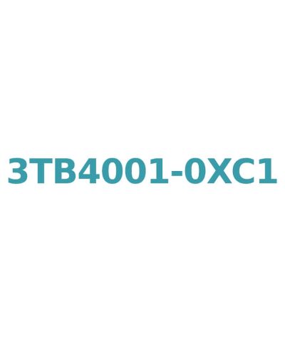 Siemens 3TB4001-0XC1 Contactor AC 60Hz, 24V Coil, 9A, 4kW, 1NC Auxiliary Contact