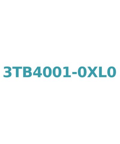 Siemens 3TB4001-0XL0 Contactor 4kW, 9A, AC-3, 125/127V Coil, 1 NC Auxiliary Contact