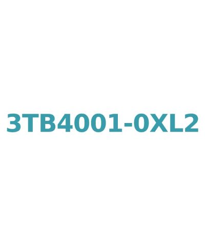 Siemens 3TB4001-0XL2 Contactor 9A, 4kW AC3, 230V AC Coil, 1NC Auxiliary Contact, Screw Connection
