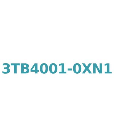 Siemens 3TB4001-0XN1 Contactor, 220V 60Hz, 4kW, 9A, AC-3, Screw Connection