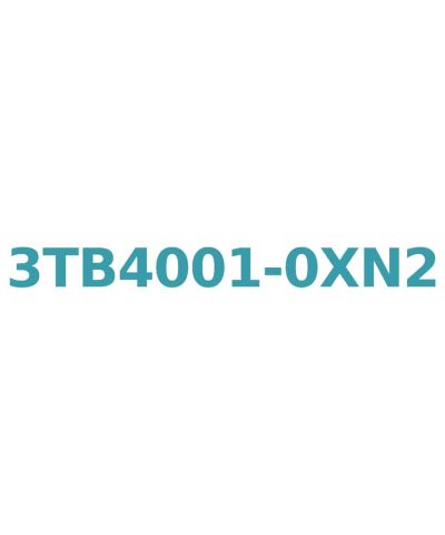 Siemens 3TB4001-0XN2 Contactor: 9A, 4kW AC-3, 220V AC Coil, 1 NC Auxiliary, Screw Connection