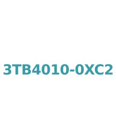 Siemens 3TB4010-0XC2 Contactor 24V AC, 9A, 4kW with 1 NO Auxiliary Contact, Size 0