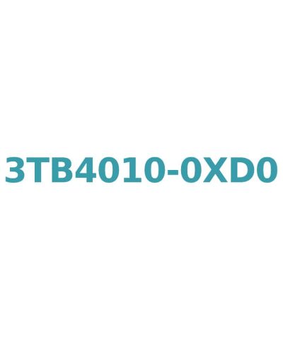 Siemens 3TB4010-0XD0 Contactor, 42V AC, 9A, 4kW, Size 0, Screw Connection