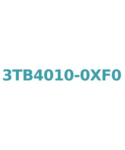 Siemens 3TB4010-0XF0 Contactor, 9A, 4kW, 110V AC, 1NO Auxiliary, Size 0