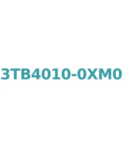 Siemens 3TB4010-0XM0 Contactor: 220V AC Coil, 9A, 4kW, 1 NO Auxiliary Contact, Size 0