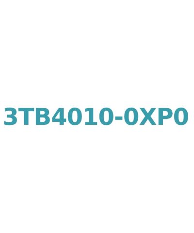 Siemens 3TB4010-0XP0 Contactor AC-3, 9A, 4kW, 230V, 1 NO Auxiliary