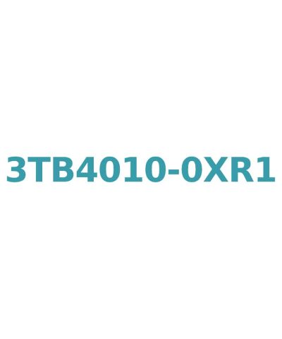 Siemens 3TB4010-0XR1 Contactor 400V 9A 4kW, AC-3, 1NO Auxiliary, Screw Connection