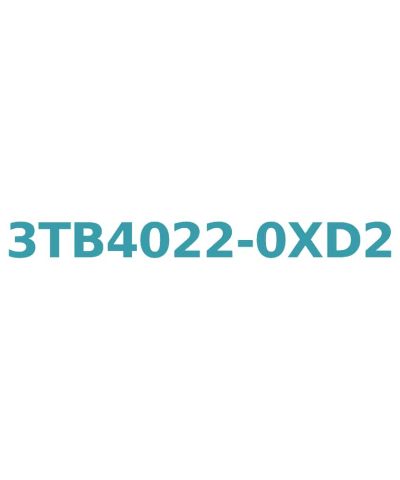 Siemens 3TB4022-0XD2 Contactor 42V AC Coil, 9A, 4kW, with 1 NO + 1 NC Aux Contact