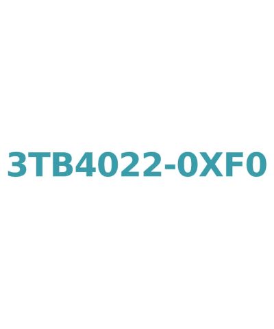 Siemens 3TB4022-0XF0 Contactor 4kW, 9A, 110V AC Coil, 1NO + 1NC Aux. Contacts, Size 0, Screw Connection