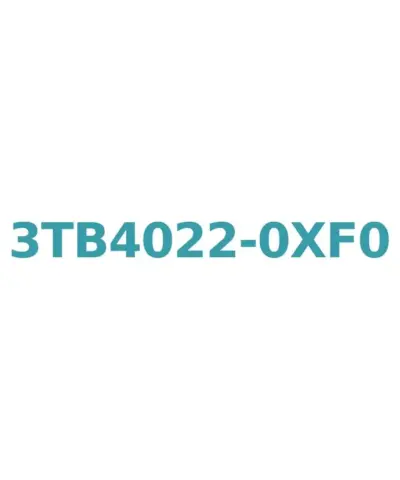 Siemens 3TB4022-0XF0 Contactor 4kW, 9A, 110V AC Coil, 1NO + 1NC Aux. Contacts, Size 0, Screw Connection