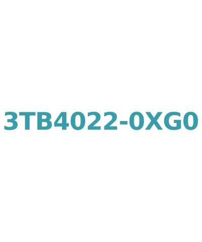 Siemens 3TB4022-0XG0 Contactor 3-Pole, 9A, 4kW, 36V AC Coil, with 1NO+1NC Auxiliary Contact