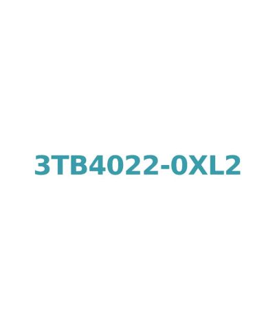Siemens 3TB4022-0XL2 Contactor AC 50/60 Hz, 9A, 4kW, 230V Coil with 1NO+1NC Aux Contact
