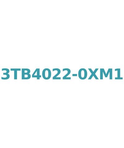 Siemens 3TB4022-0XM1 Contactor 208V, 9A, 4kW, Size 0, Screw Connection