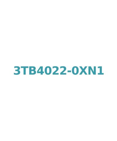 Siemens 3TB4022-0XN1 Contactor 9A, 4kW, 220V AC, 1 NO + 1 NC
