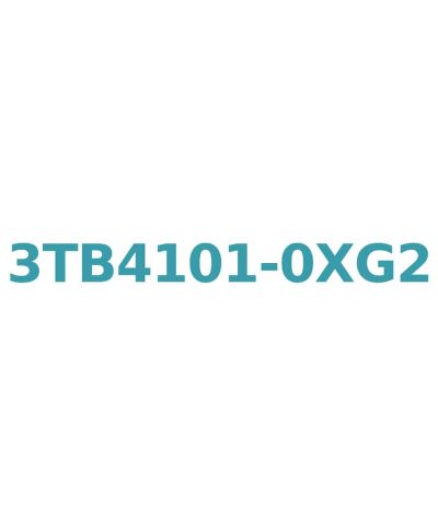 Siemens 3TB4101-0XG2 Contactor 110V AC, 12A (AC3 400V), 5.5kW, 1 NC Auxiliary, Size 0, Screw Connection