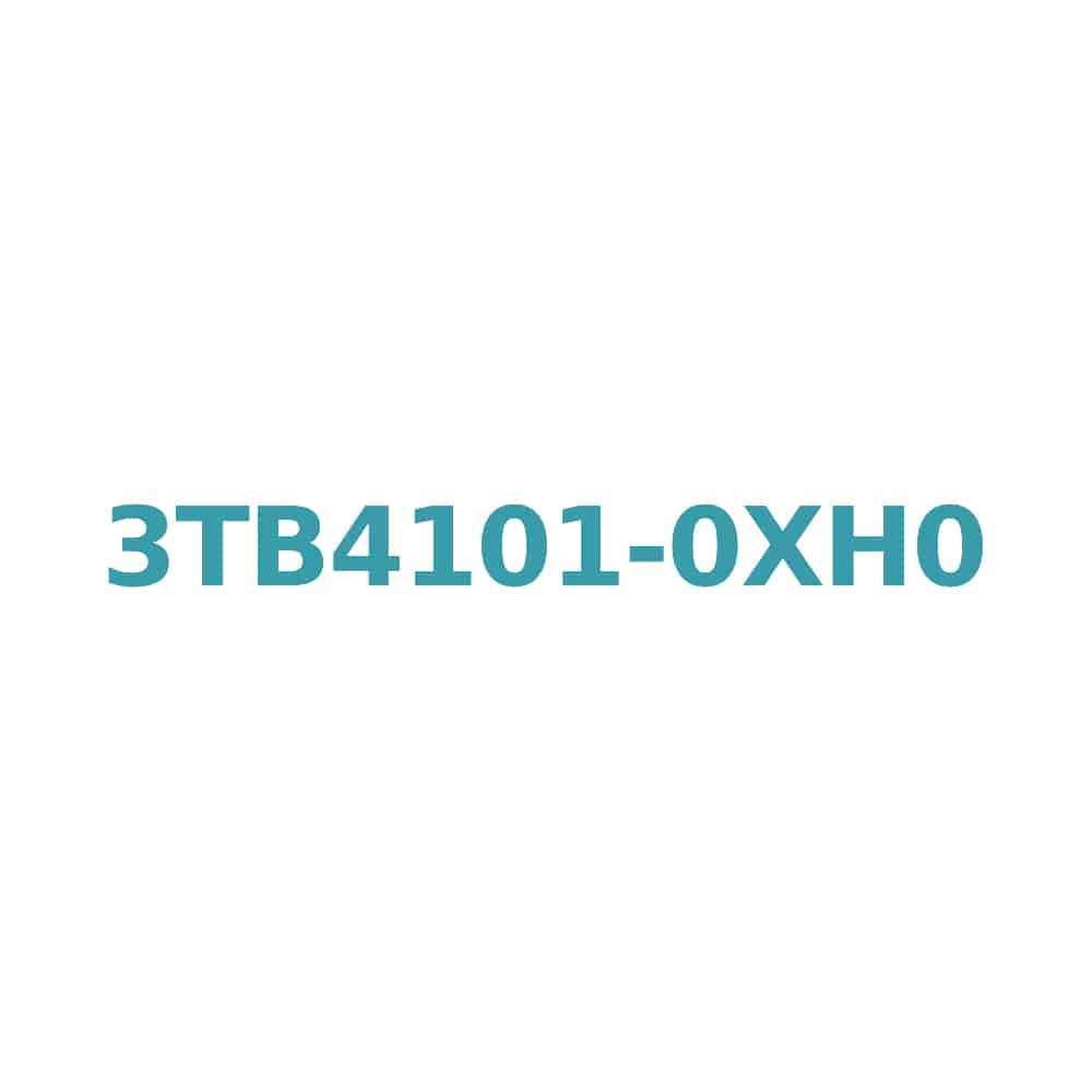 Siemens 3TB4101-0XH0 Contactor - 48V AC, 12A, 5.5kW, Size 0, 1NC Auxiliary Contact Original Brand New 1 Siemens 3TB4101-0XH0 Contactor - 48V AC, 12A, 5.5kW, Size 0, 1NC Auxiliary Contact