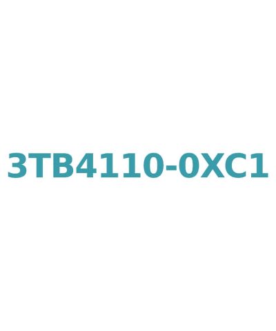 Siemens 3TB4110-0XC1 Contactor AC 60Hz, 24V, 12A, 5.5kW, 1 NO Aux, Screw Terminal