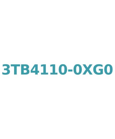 Siemens 3TB4110-0XG0 Contactor: AC 50 Hz, 36V, 12A, 5.5 kW, Size 0, 1 NO Aux, Screw Connection