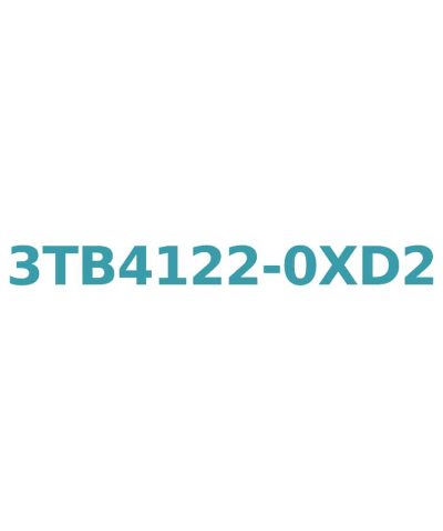 Siemens 3TB4122-0XD2 Contactor, 42V AC, 12A, 5.5kW, Size S0 with 1NO+1NC Aux Contact