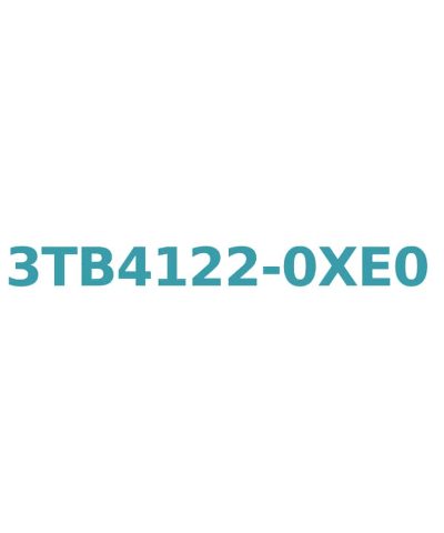 Siemens 3TB4122-0XE0 Contactor 12A, 5.5kW AC-3, 60V AC Coil, 1 NO + 1 NC Aux Contact