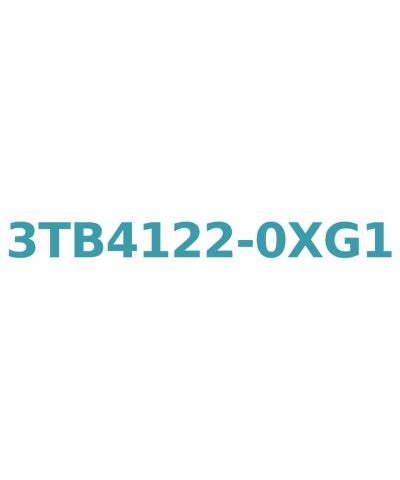 Siemens 3TB4122-0XG1 Contactor, 12A, 5.5kW, 110V AC, Size 0, Screw Terminal