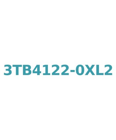 Siemens 3TB4122-0XL2 Contactor 12A, 5.5kW, 230V AC Coil, 1 NO + 1 NC, Screw Terminal