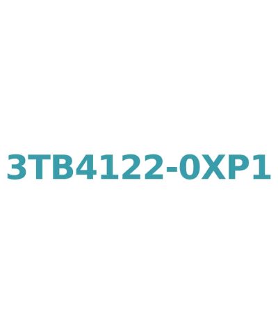 Siemens 3TB4122-0XP1 Contactor: 12A, 5.5kW AC-3, 240V AC Coil, 1NO+1NC Aux, Size 0